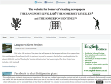 Tablet Screenshot of langportleveller.co.uk